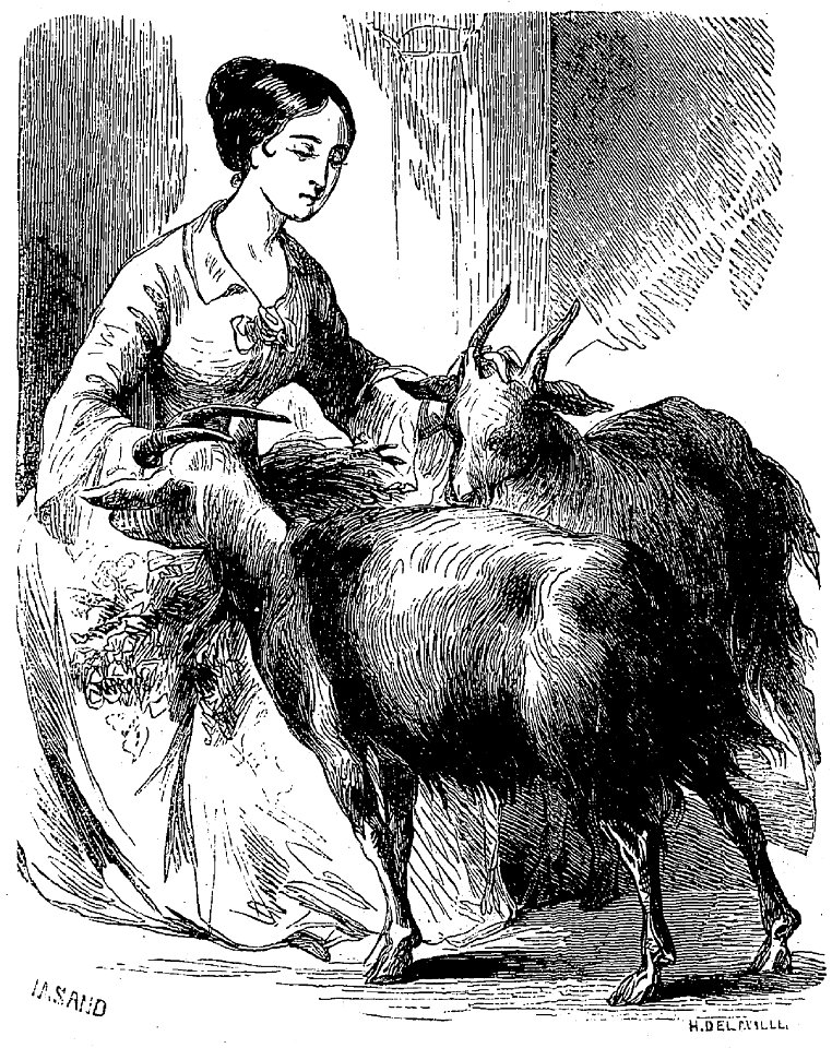 Sand - Œuvres illustrées de George Sand, vol 4, 1853 (page 284 crop)