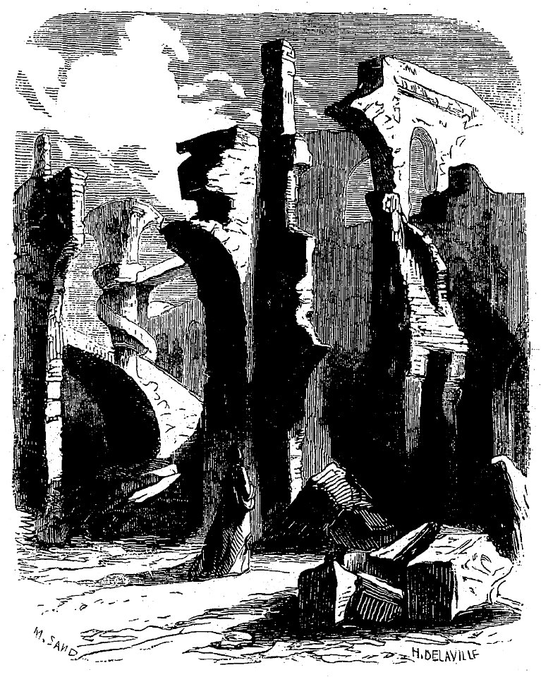 Sand - Œuvres illustrées de George Sand, vol 9, 1856 (page 111 crop)