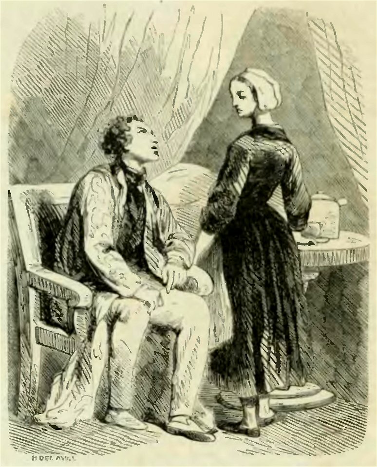 Sand - Œuvres illustrées de George Sand, vol 2, 1852 (page 174 crop)