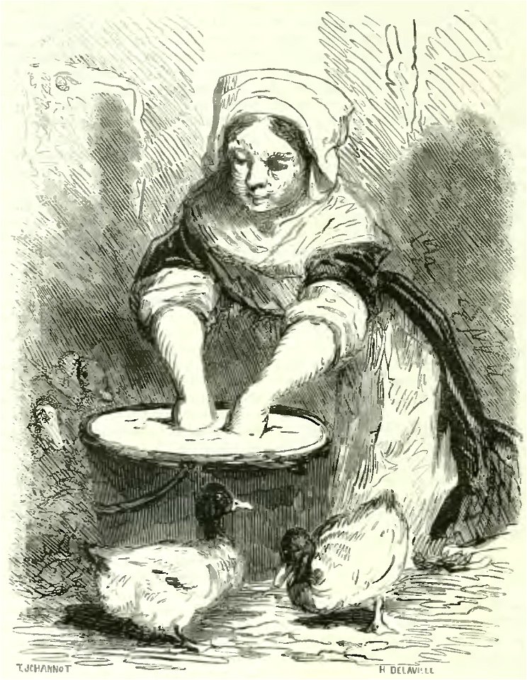 Sand - Œuvres illustrées de George Sand, vol 1, 1852 (page 158 crop)
