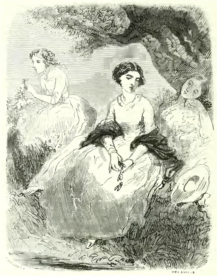 Sand - Œuvres illustrées de George Sand, vol 1, 1852 (page 206 crop)