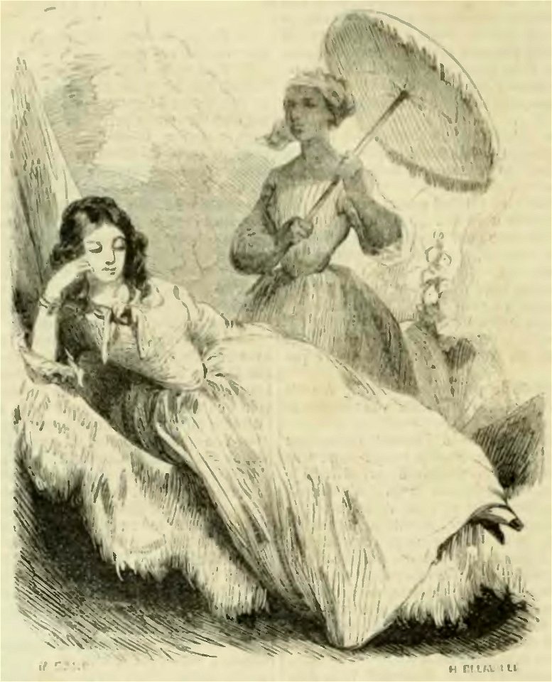 Sand - Œuvres illustrées de George Sand, vol 2, 1852 (page 230 crop)