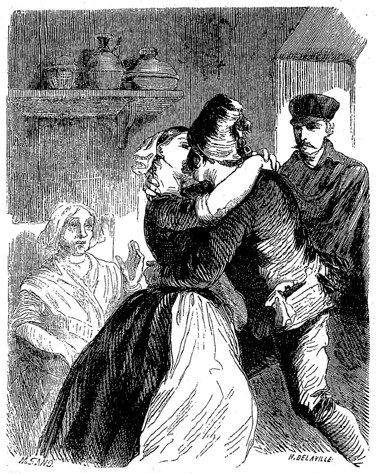 Sand - Œuvres illustrées de George Sand, 1853 (page 94 crop)