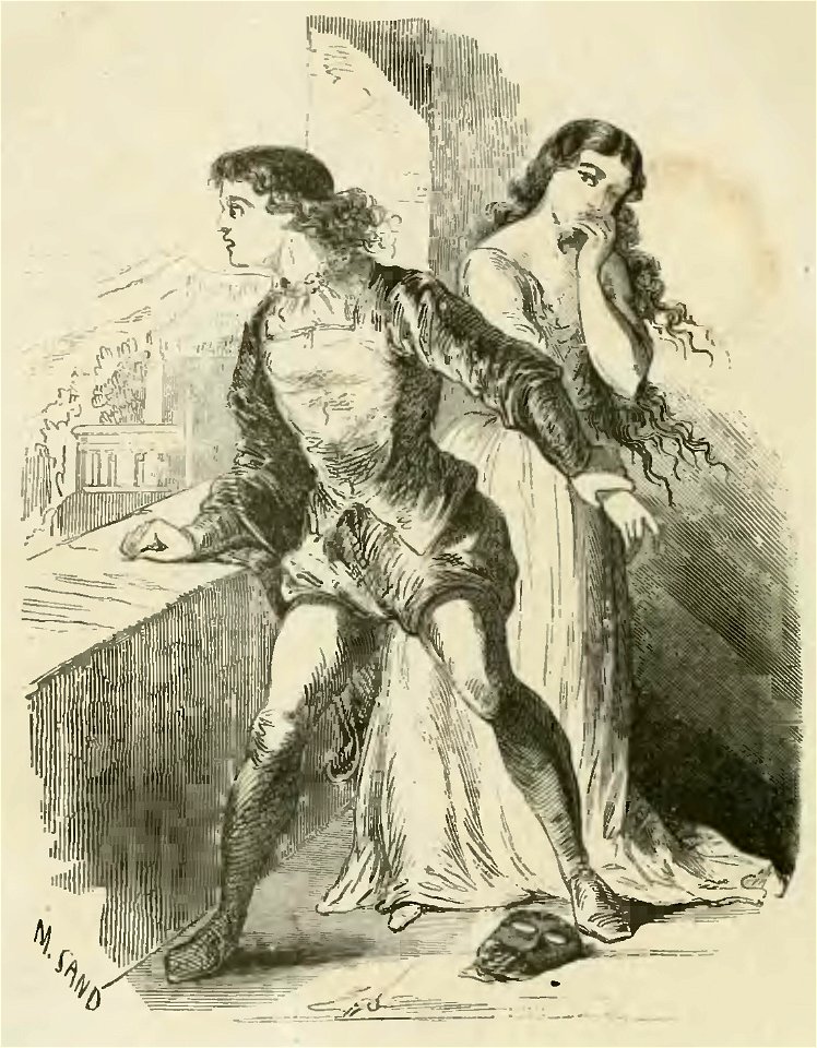 Sand - Œuvres illustrées de George Sand, vol 7, 1854 (page 72 crop)
