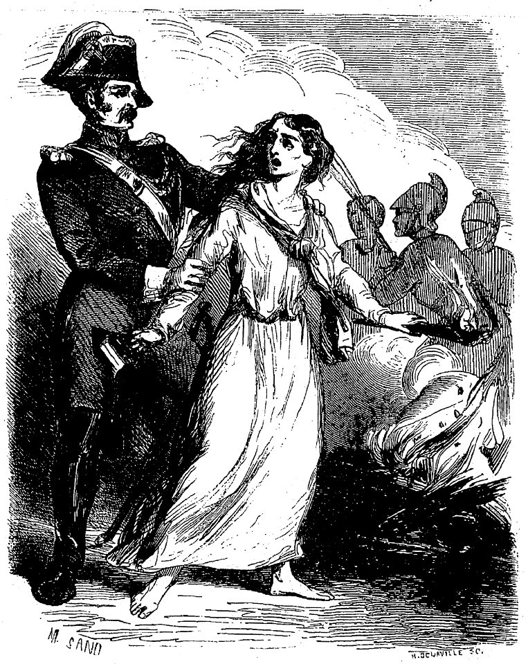 Sand - Œuvres illustrées de George Sand, vol 4, 1853 (page 100 crop)