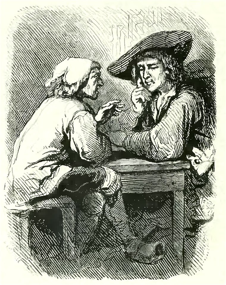 Sand - Œuvres illustrées de George Sand, vol 1, 1852 (page 14 crop)