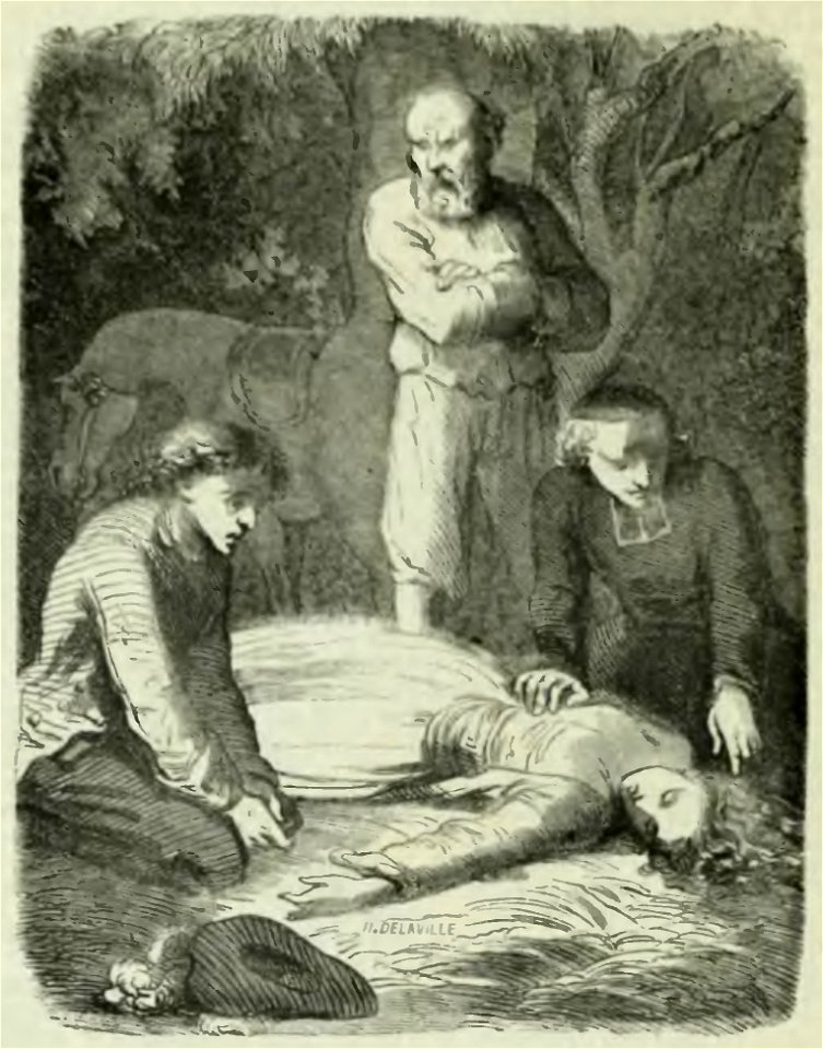 Sand - Œuvres illustrées de George Sand, vol 2, 1852 (page 94 crop)