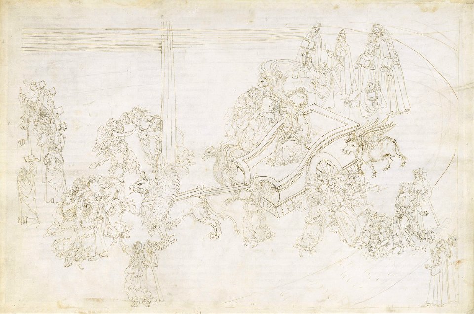 Sandro Botticelli - Drawings for Dante´s Divine Comedy (Purgatorio 31) - Google Art Project