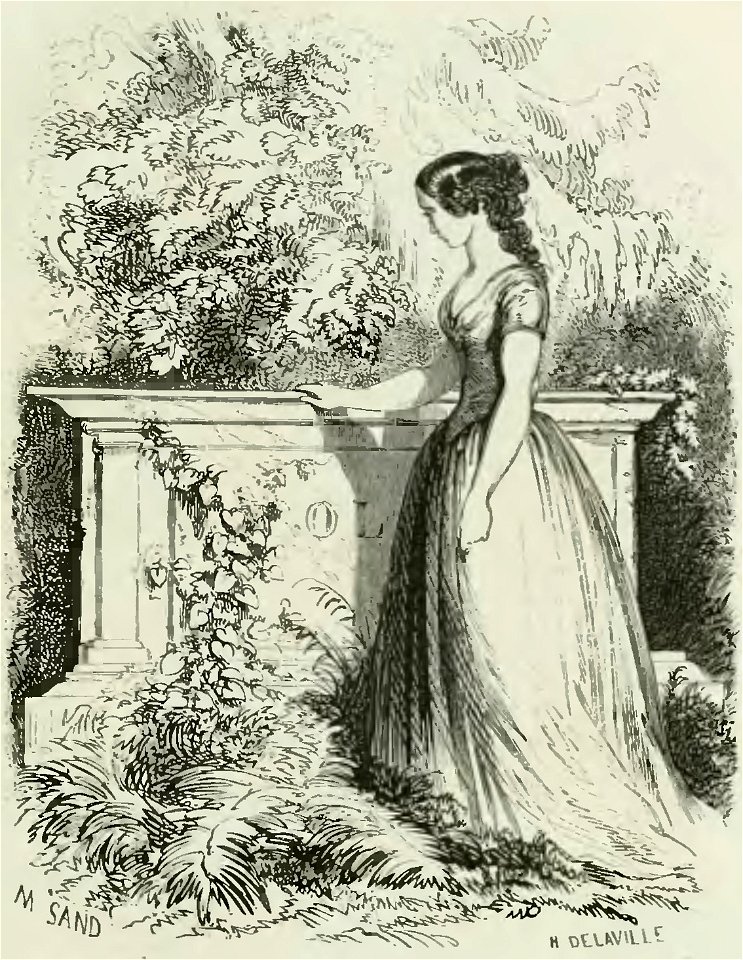 Sand - Œuvres illustrées de George Sand, vol 7, 1854 (page 41 crop)