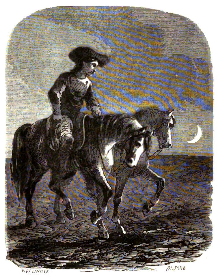 Sand - Œuvres illustrées de George Sand, vol 8, 1855 (page 157 crop)