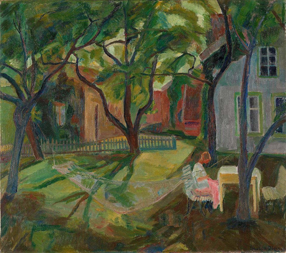 Einar Sandberg - From the Glennegarden in Borre - NG.M.01874 - National Museum of Art, Architecture and Design
