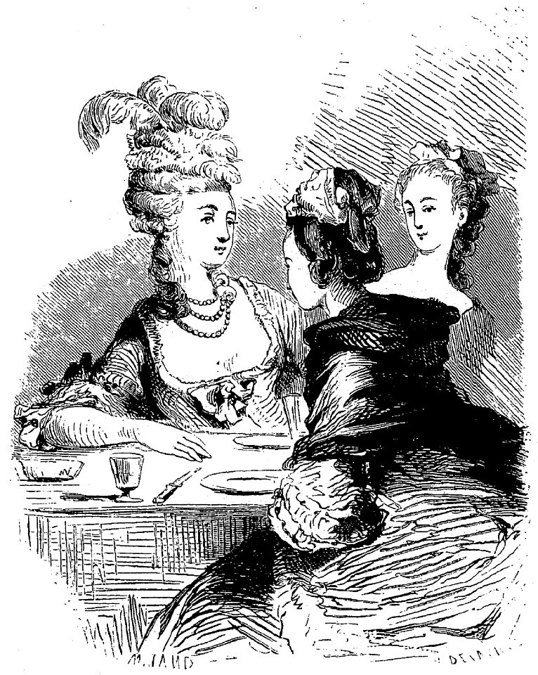 Sand - Œuvres illustrées de George Sand, vol 9, 1856 (page 30 crop)