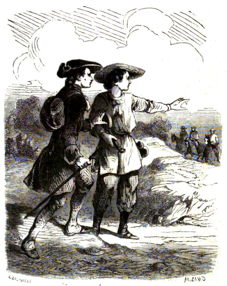 Sand - Œuvres illustrées de George Sand, vol 8, 1855 (page 180 crop)