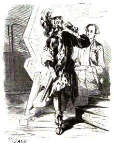 Sand - Œuvres illustrées de George Sand, vol 8, 1855 (page 44 crop)