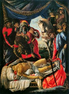 Sandro Botticelli - Découverte du cadavre d'Holopherne 1. Free illustration for personal and commercial use.