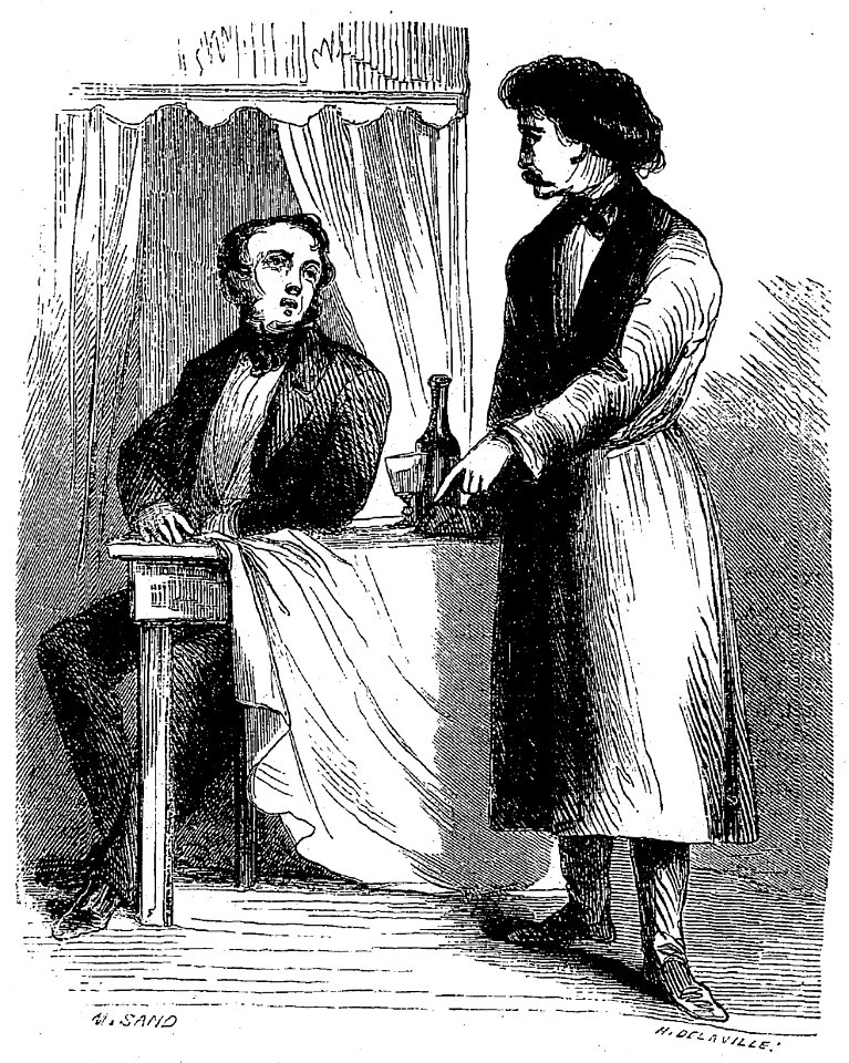 Sand - Œuvres illustrées de George Sand, vol 4, 1853 (page 300 crop)