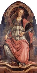 Sandro Botticelli - Fortitudo (Uffizi). Free illustration for personal and commercial use.