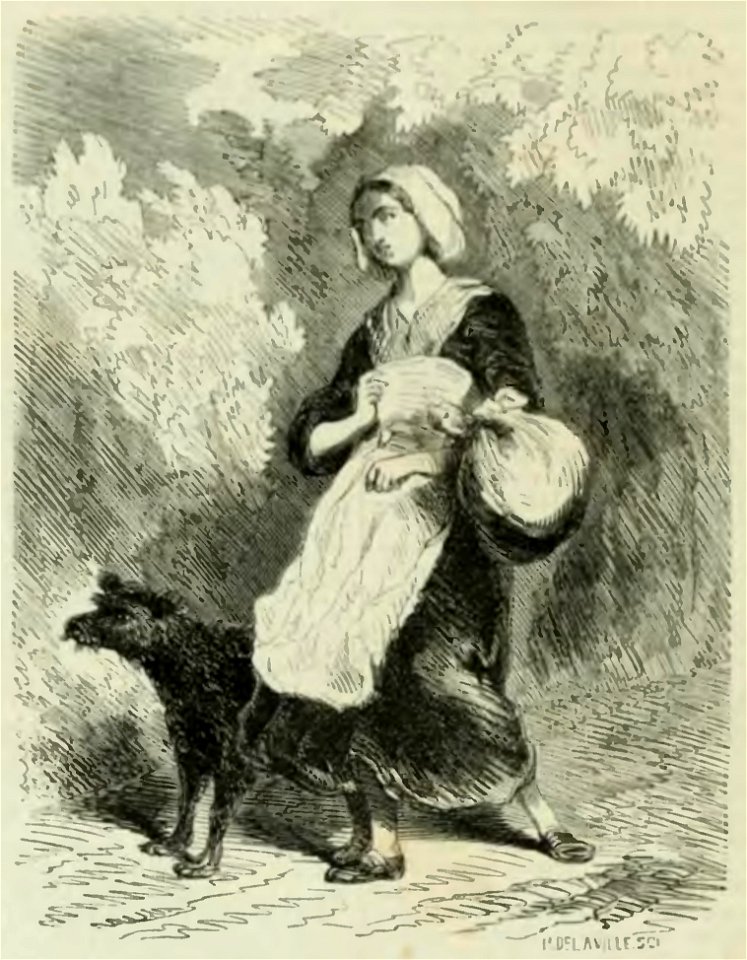 Sand - Œuvres illustrées de George Sand, vol 2, 1852 (page 198 crop)