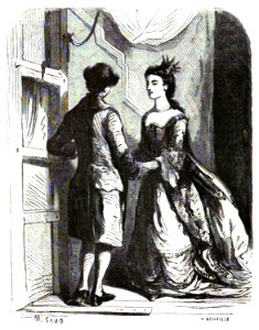 Sand - Œuvres illustrées de George Sand, vol 8, 1855 (page 268 crop)