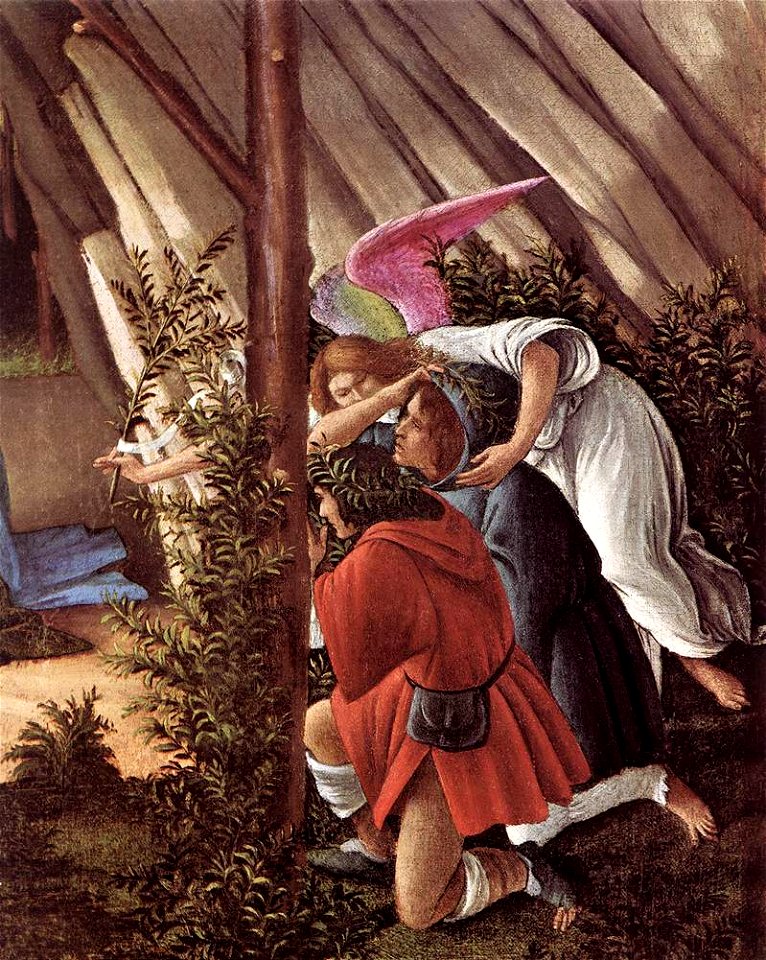 Sandro Botticelli - The Mystical Nativity (detail) - WGA2844