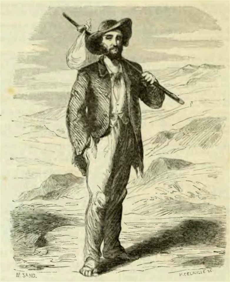Sand - Œuvres illustrées de George Sand, vol 2, 1852 (page 238 crop)
