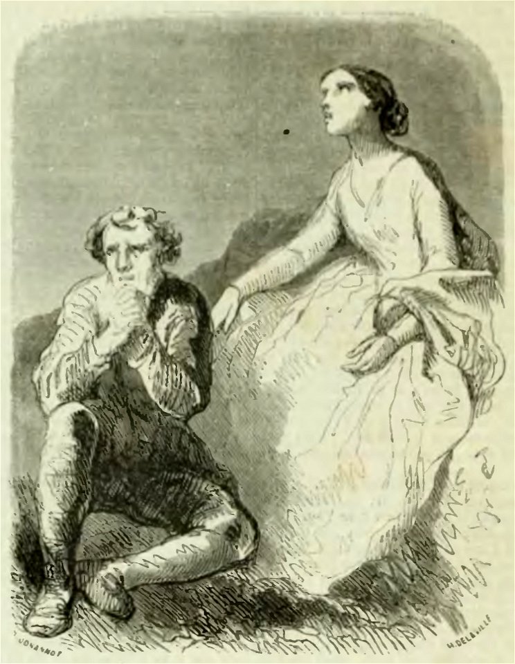 Sand - Œuvres illustrées de George Sand, vol 2, 1852 (page 342 crop)