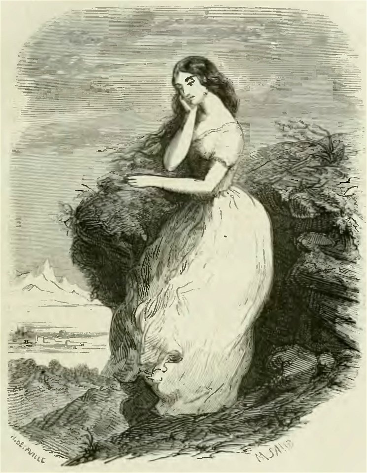 Sand - Œuvres illustrées de George Sand, vol 7, 1854 (page 73 crop)