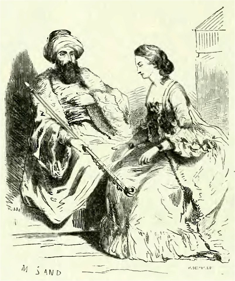 Sand - Œuvres illustrées de George Sand, vol 7, 1854 (page 272 crop)