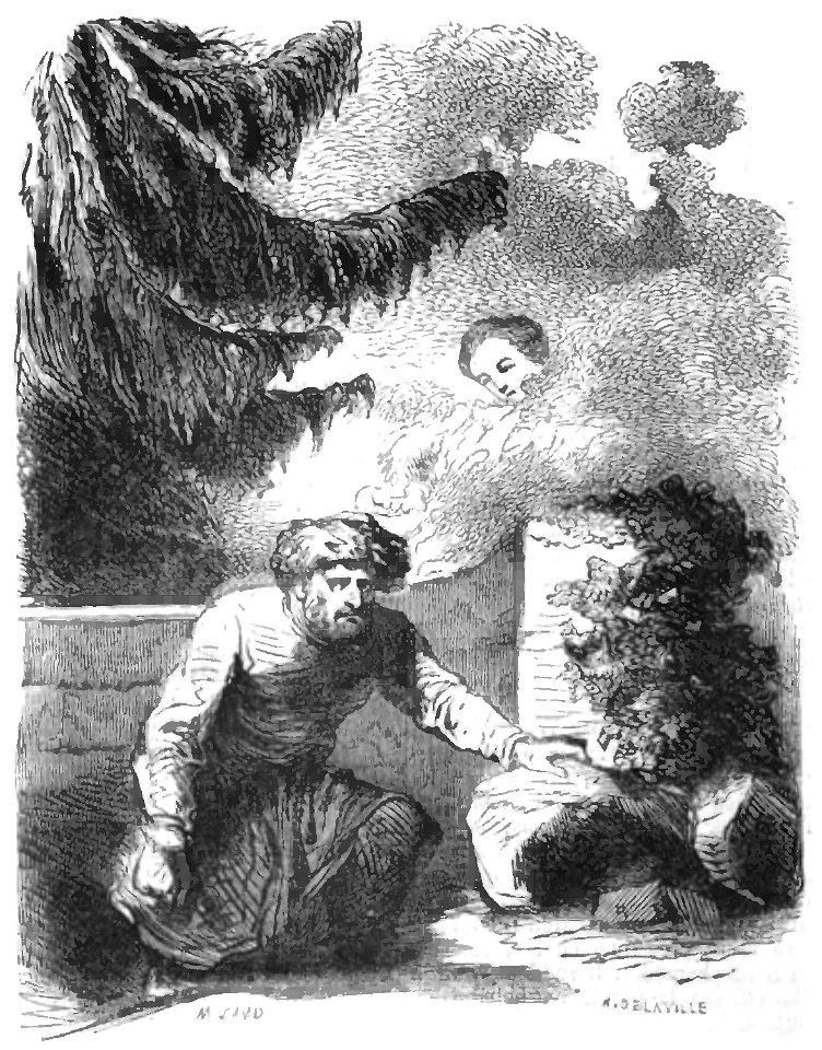 Sand - Œuvres illustrées de George Sand, vol 8, 1855 (page 100 crop)