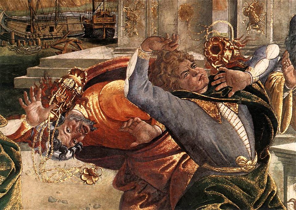 Sandro Botticelli,The Punishment of Korah (detail 3)