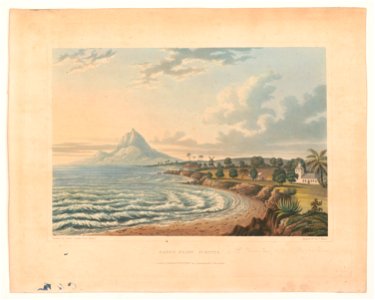 Sandy Point, St. Kitts - drawn by Lieut. Caddy, Royl. Artilly. ; engraved by C. Hunt. LCCN91790569