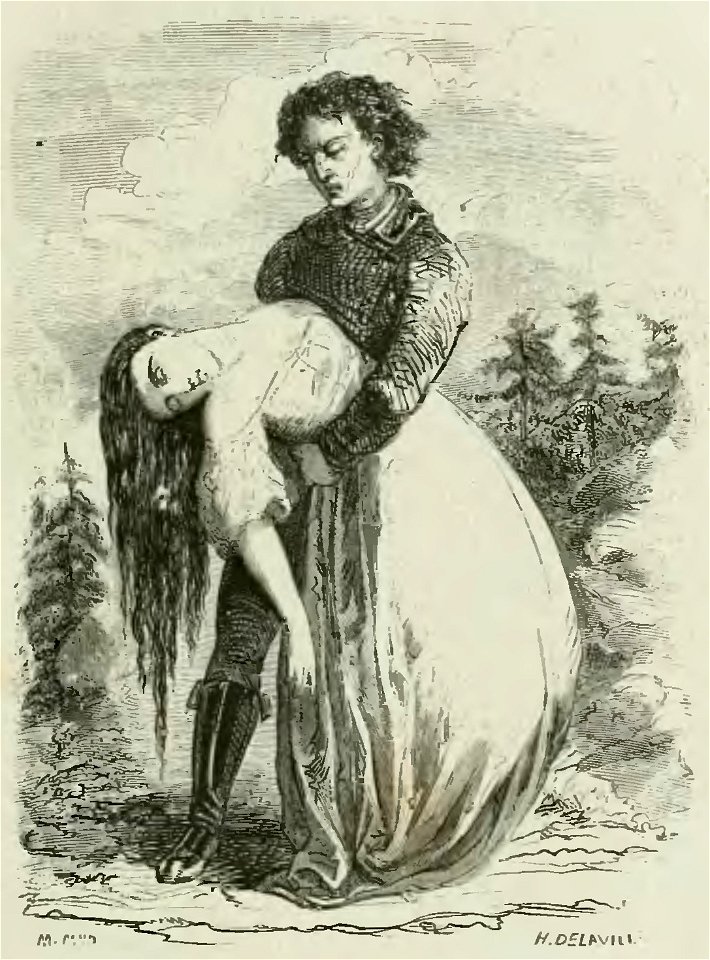 Sand - Œuvres illustrées de George Sand, vol 7, 1854 (page 145 crop)