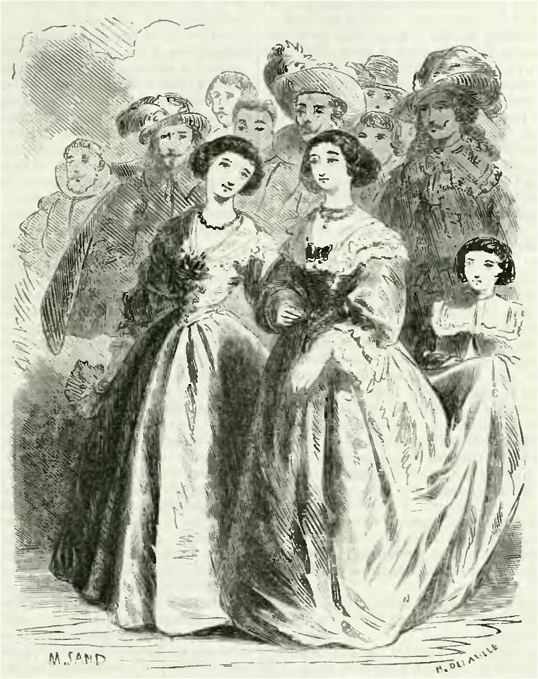 Sand - Œuvres illustrées de George Sand, vol 7, 1854 (page 161 crop)