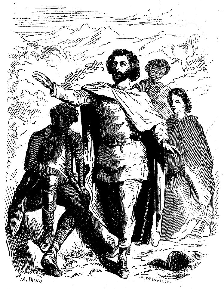 Sand - Œuvres illustrées de George Sand, vol 9, 1856 (page 187 crop)