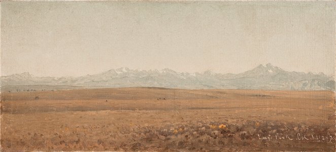 Sanford Robinson Gifford - Longs Peak, Colorado - Google Art Project