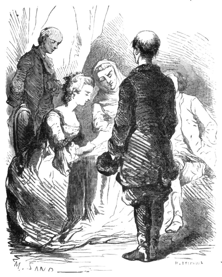 Sand - Œuvres illustrées de George Sand, vol 8, 1855 (page 53 crop)