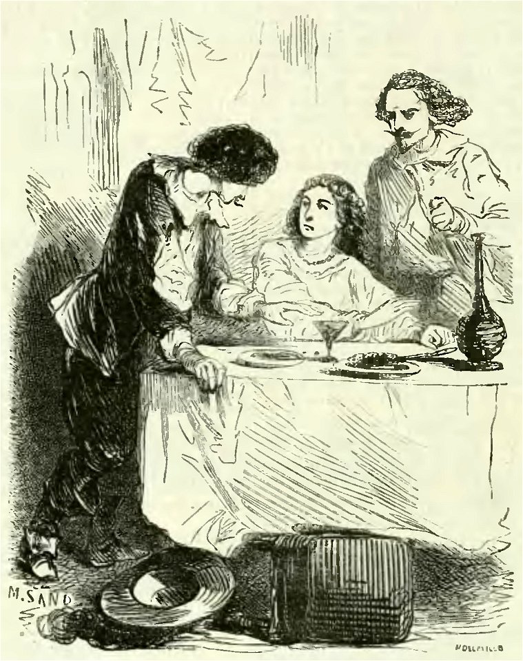 Sand - Œuvres illustrées de George Sand, vol 7, 1854 (page 304 crop)