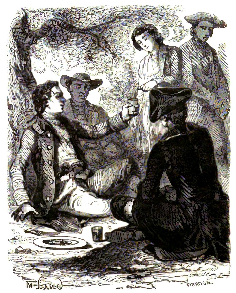 Sand - Œuvres illustrées de George Sand, vol 8, 1855 (page 188 crop)