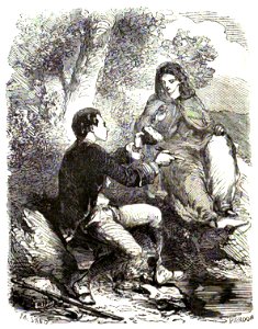 Sand - Œuvres illustrées de George Sand, vol 8, 1855 (page 172 crop)