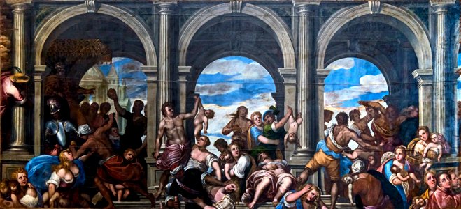 Santa Giustina (Padua) - Chapel of Saint Luke - Massacre of the Innocents by Sebastiano Galvano