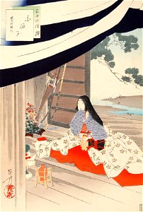 Sanjūroku kasen, Shirabyōshi Kenkyū koro fujin by Mizuno Toshikata