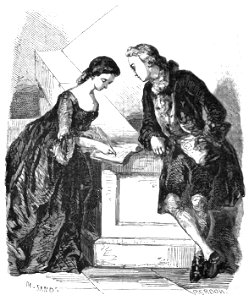 Sand - Œuvres illustrées de George Sand, vol 8, 1855 (page 260 crop)
