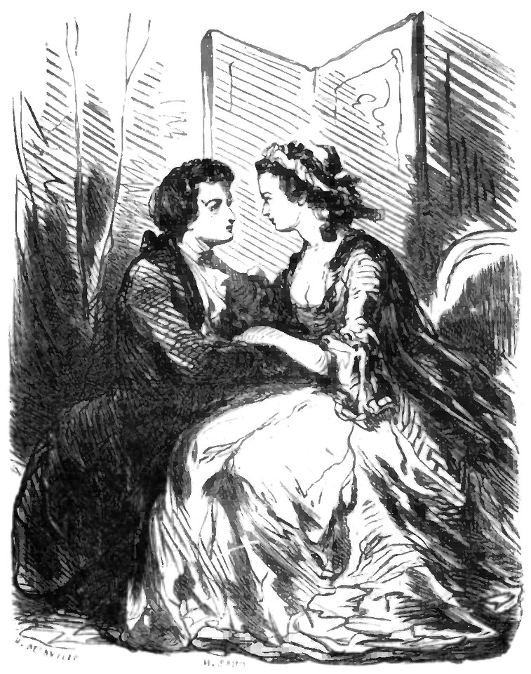 Sand - Œuvres illustrées de George Sand, vol 8, 1855 (page 37 crop)