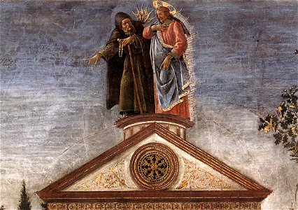 Sandro Botticelli, The Temptation of Christ (detail 5)