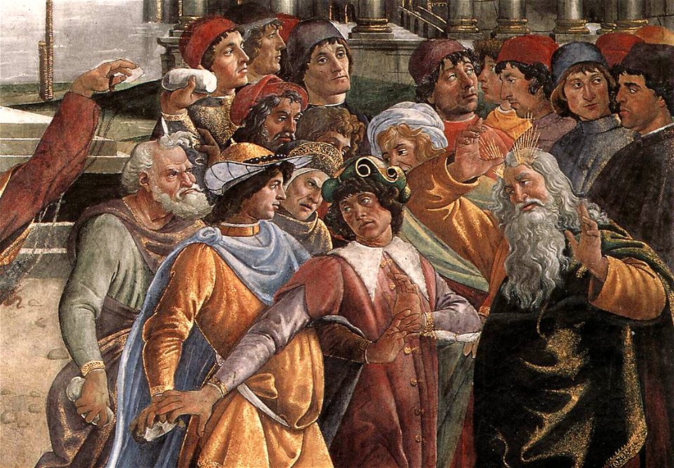 Sandro Botticelli,The Punishment of Korah (detail 5)