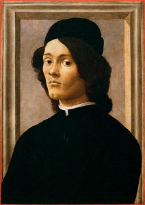 Sandro Botticelli - Portrait of a Youth - WGA2803. Free illustration for personal and commercial use.