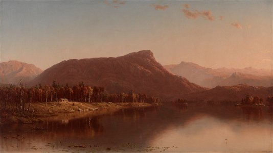Sanford Robinson Gifford - A Home in the Wilderness - 1970.162 - Cleveland Museum of Art