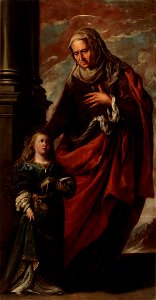 Santa Ana conduciendo a la Virgen, de Francisco Pérez Sierra (Museo del Prado)