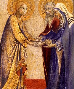 Sano di Pietro - Return of the Virgin (detail) - WGA20770