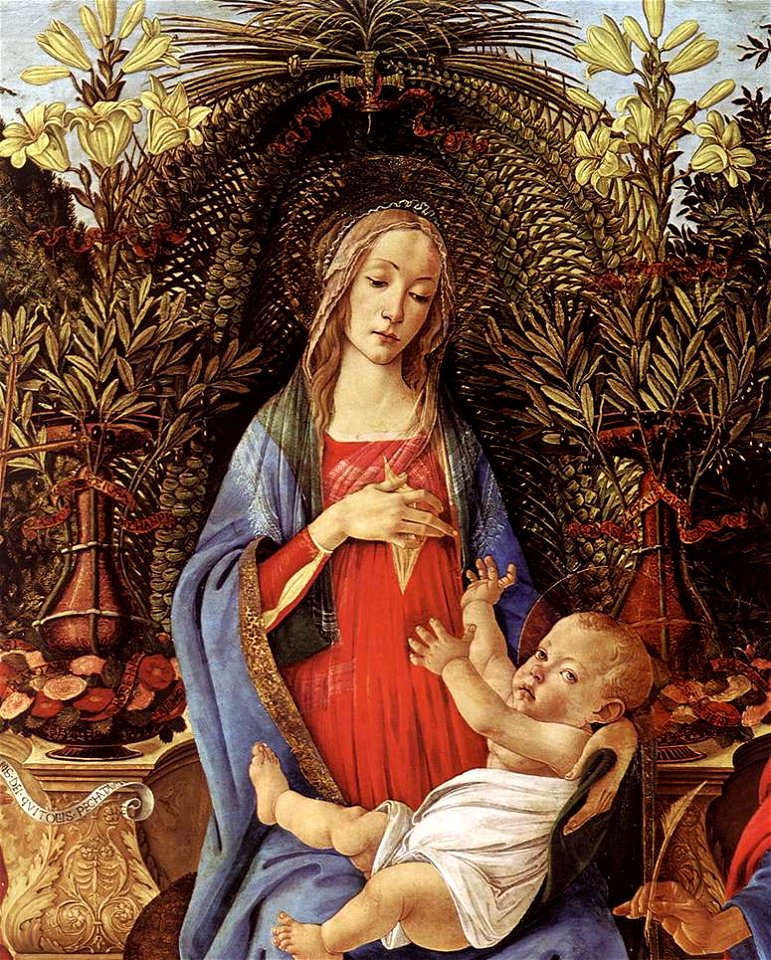 Sandro Botticelli - Bardi Altarpiece (detail) - WGA2723